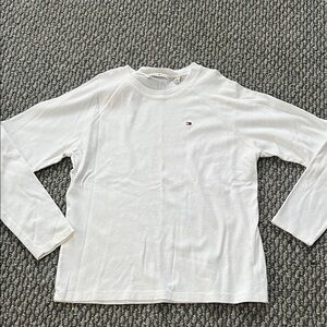 Tommy Hilfiger Kids Classic White Long Sleeve Tee